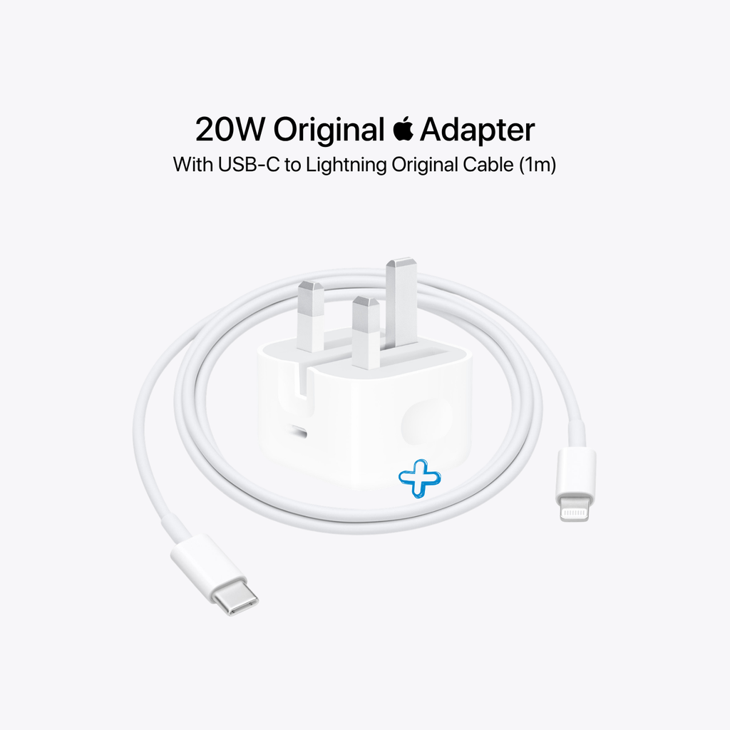 20W Original Adapter + USB-C Original Cable (1m)
