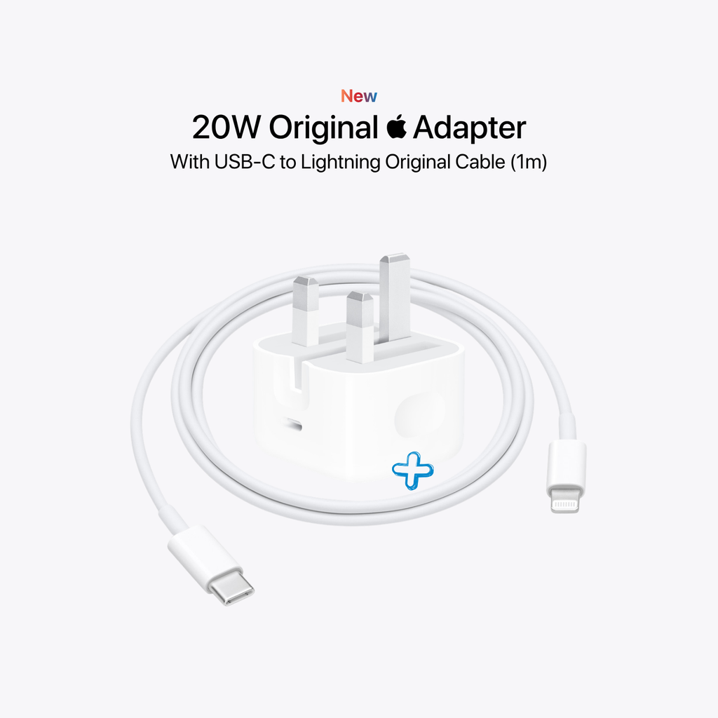 20W Original Adapter + USB-C Original Cable (1m)